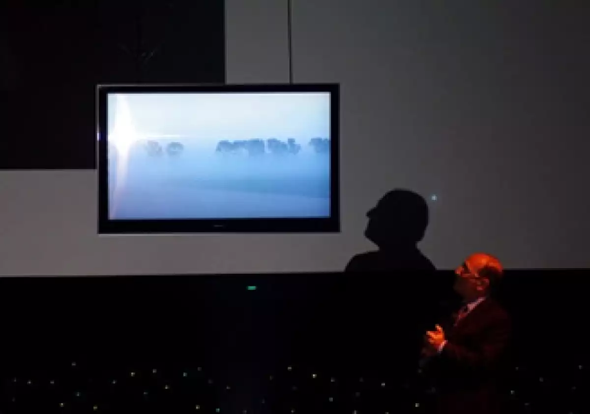 La pantalla LCD Bravia NX800 de Sony. (Foto: Jon Fortt)