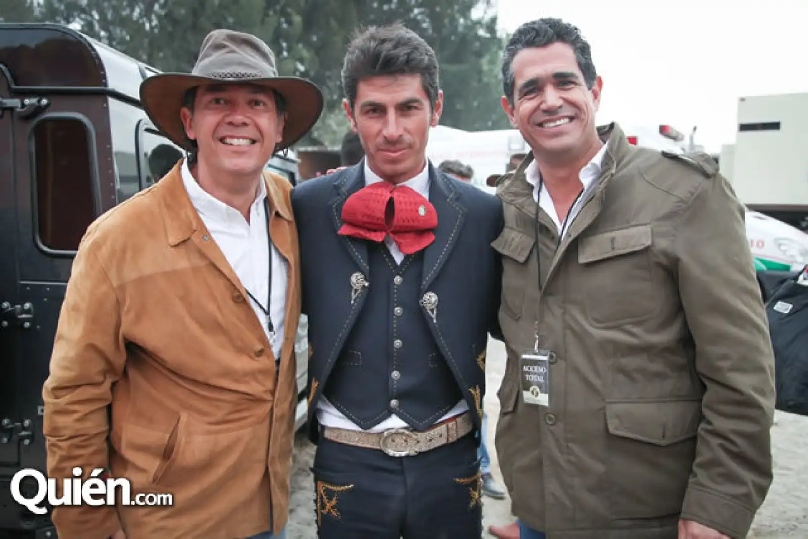 Adolfo Blanca, Luis Pimentel y Joaquín Haces
