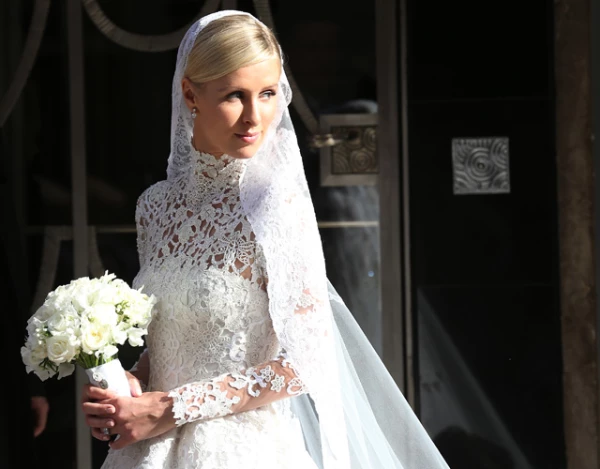 Nicky y Kate usaron vestidos similares el día de sus bodas.