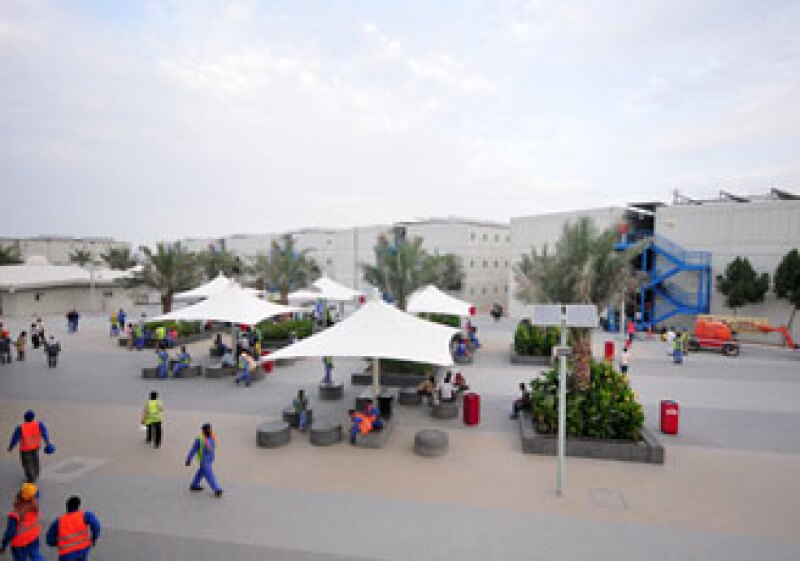 Recientemente un grupo de 130 artistas expresó su inconformidad por las condiciones laborales que enfrentan los obreros en la construcción del Guggenheim Abu Dhabi. (Foto: Cortesía: Media centre TDIC.)