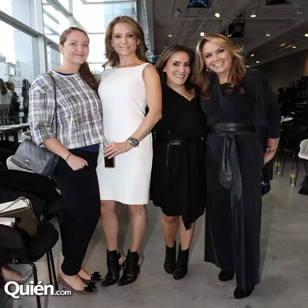 Christiane Keller, Patricia Bessudo, Silvia Rojo y Rosaura Henkel