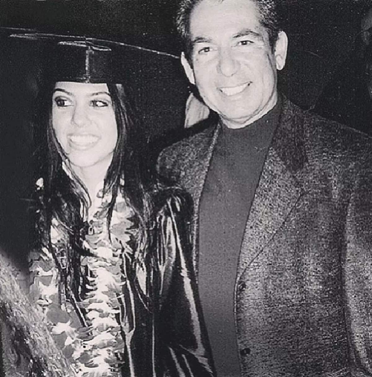 Kourtney era muy unida a su padre.