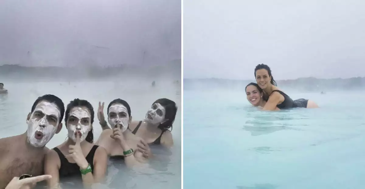 Claudia visitó este país a lado de sus hermanos y su madre.