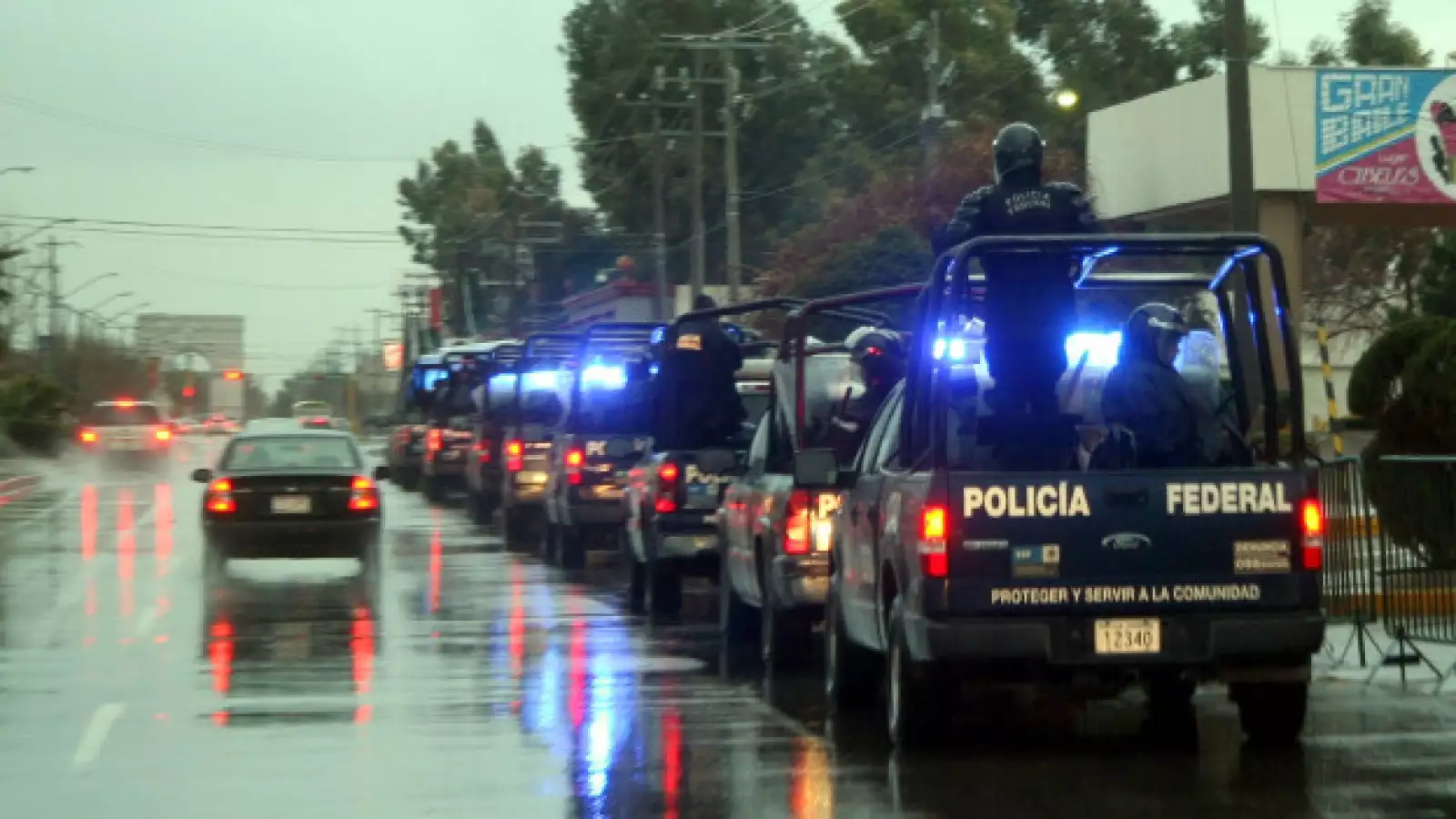 Segurida en Ciudad Juarez para visita de Calderon