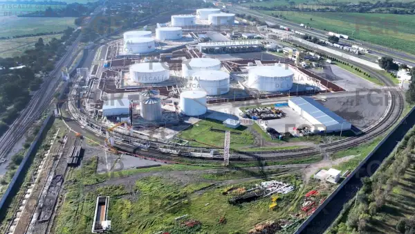 La planta operada por Grupo Simsa a la que se le realizó el decomiso.