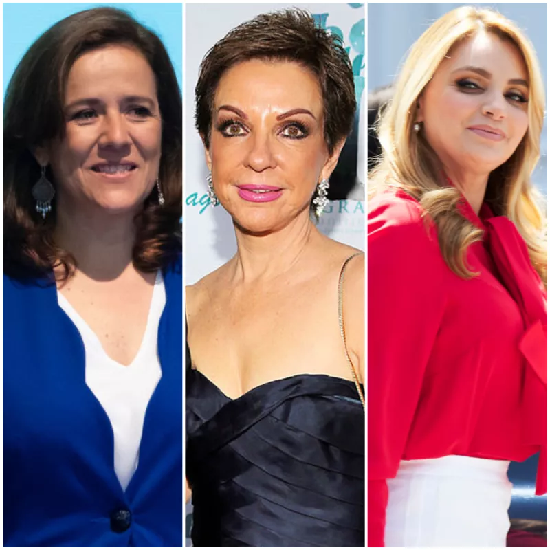 Margarita Zavala, Marta Sahagún y Angélica Rivera