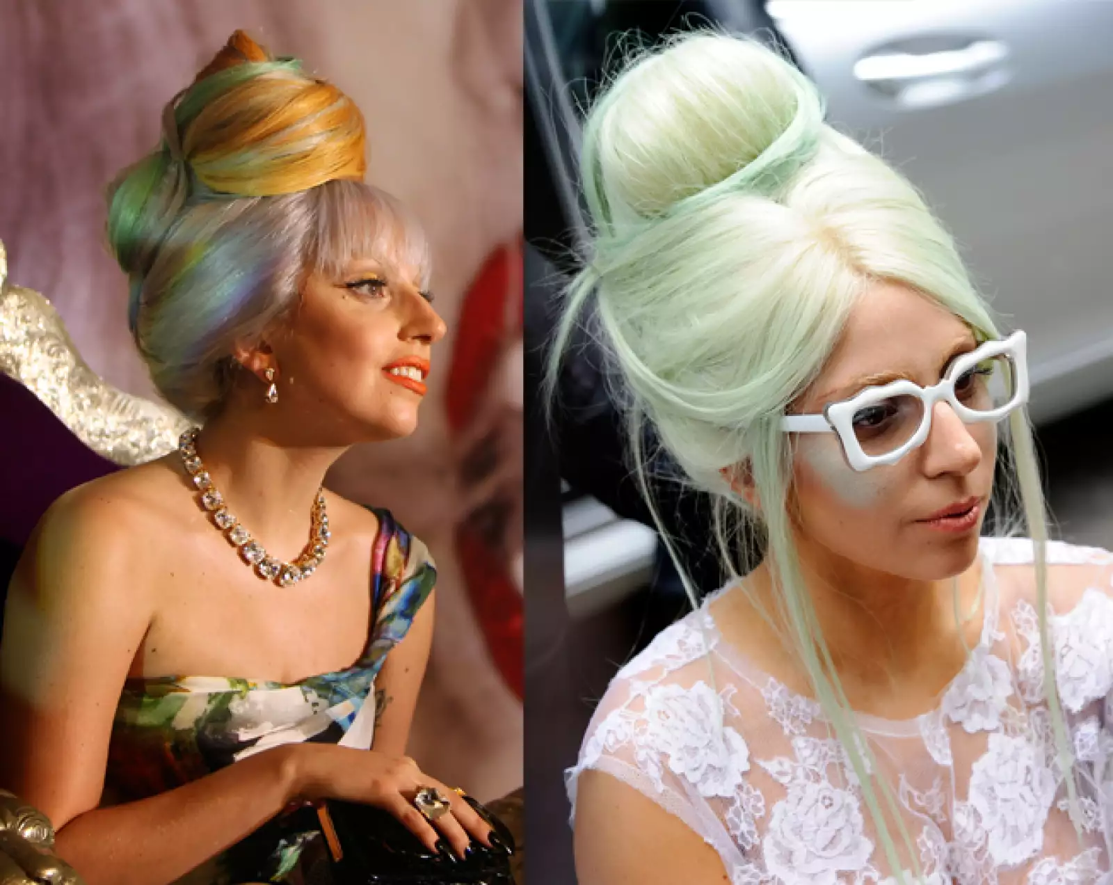 La excéntrica cantante siempre tiene cambios radicales en su look. Definitivamente lo sencillo no es lo de ella.