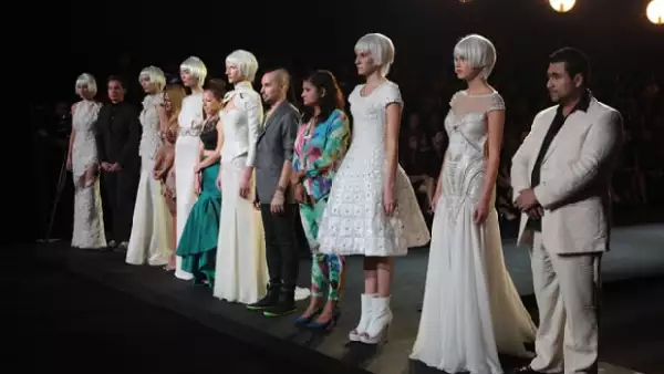 Fueron 14 diseños finalistas de Haute Couture en Blanc.