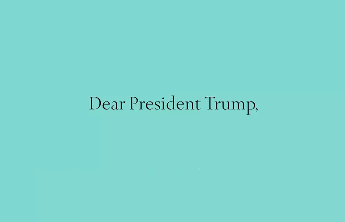 Dear President Trump