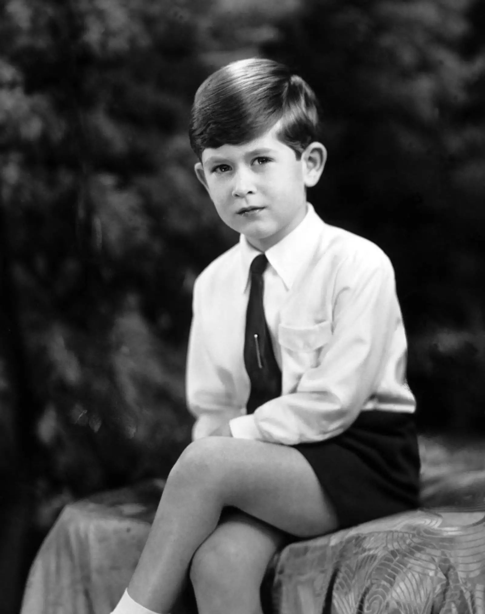 Prince Charles At The Age Of 6 In 1954