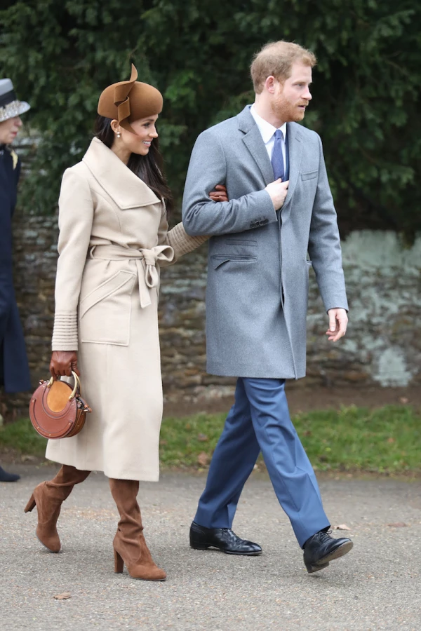 Members Of The Royal Family Attend St Mary Magdalene Church In Sandringham