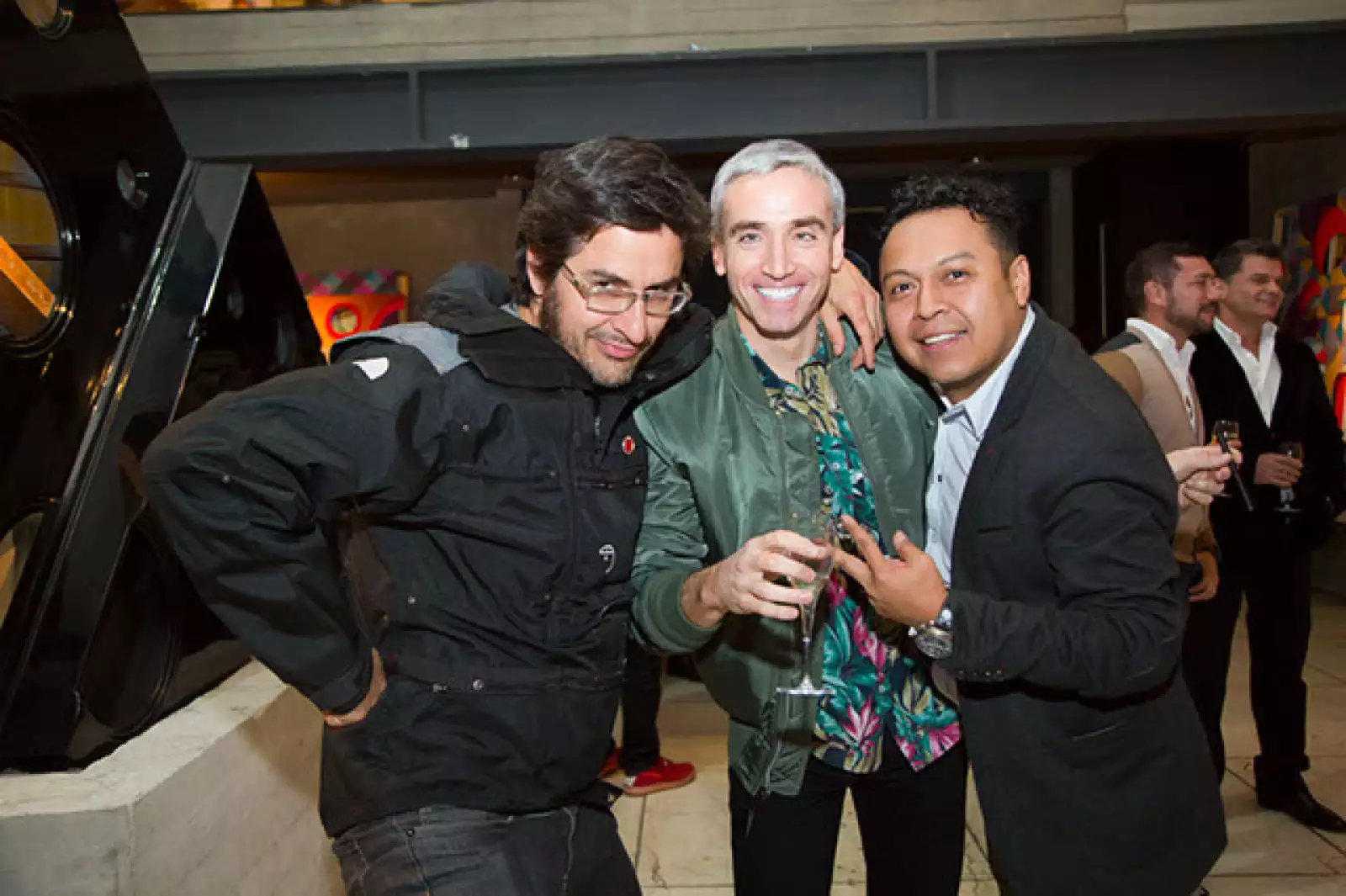 Fernando Yáñez, Kenneth Korgid y Freddy Jiménez