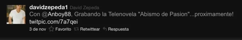 El actor sonorense mostró la primera imagen de la telenovela que estelarizará con Angelique Boyer.
