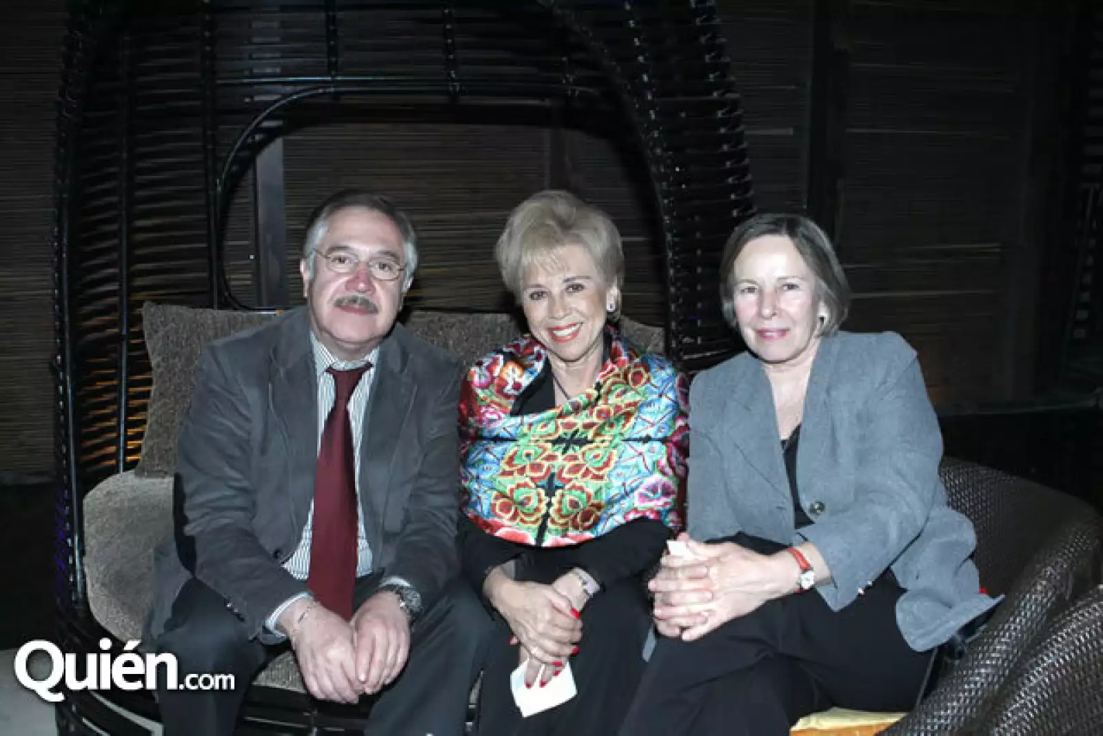 Benjamín Vázquez,Lourdes Vázquez y Margarita Portilla
