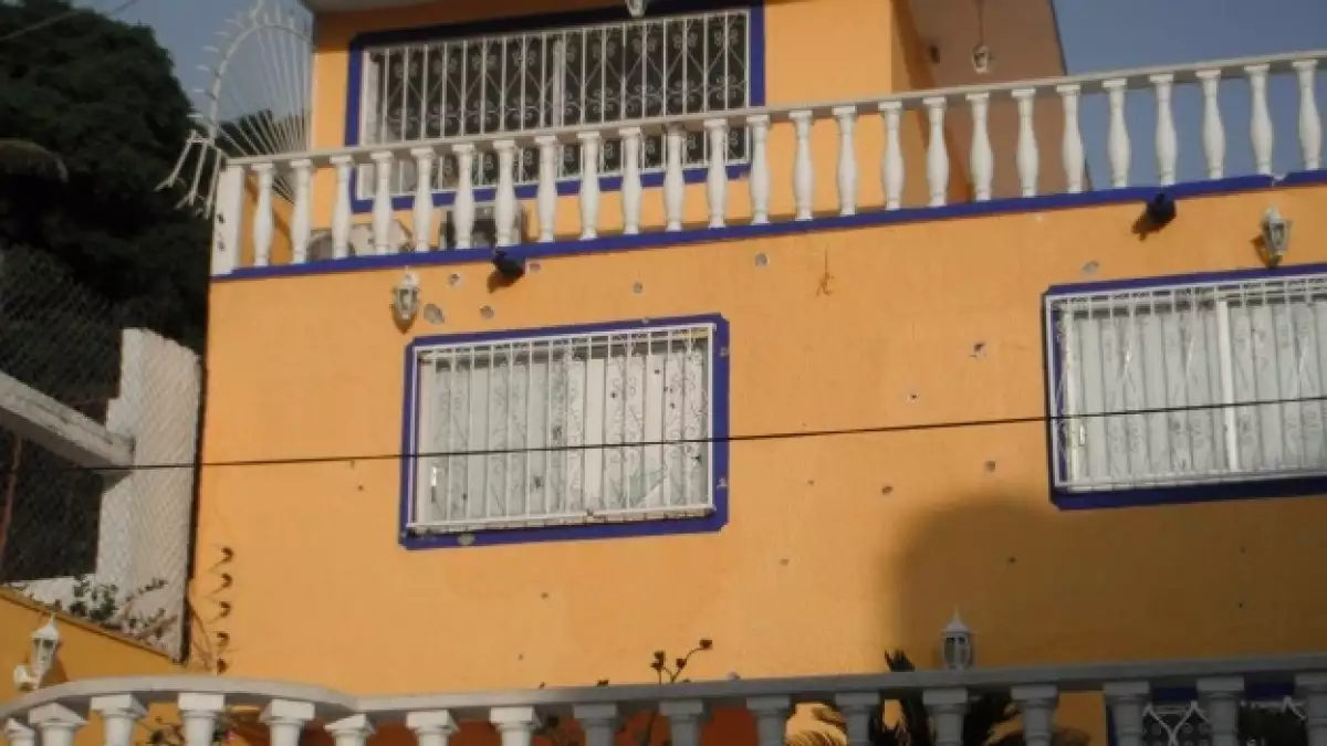 Casa atacada en Acapulco