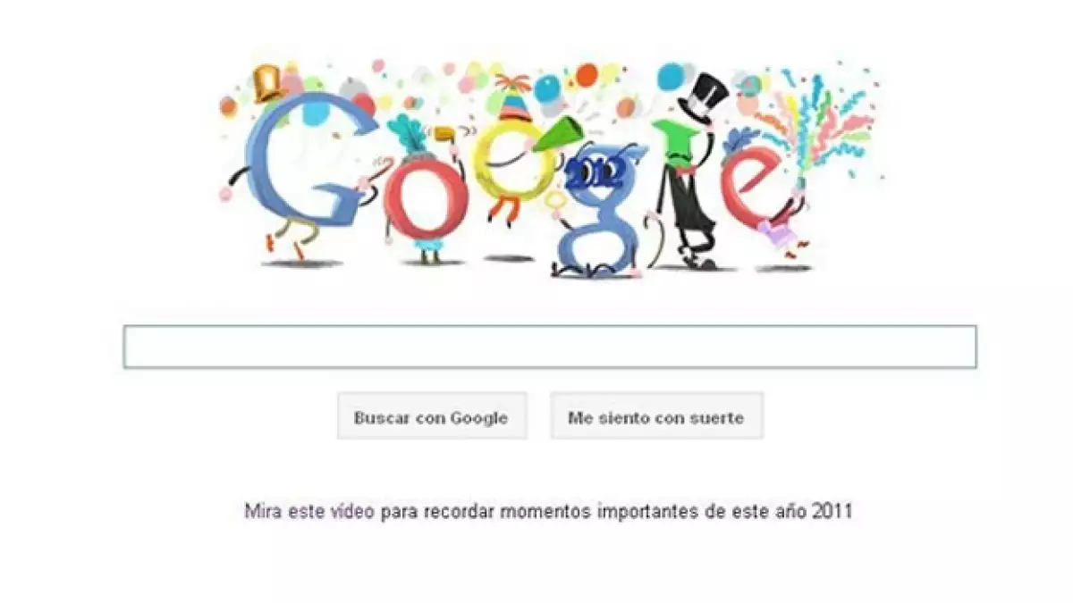 google doodle 2012 nuevo fiesta nochevieja