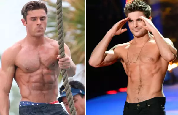 Es notorio el cambio en la figura del actor de 28 años.