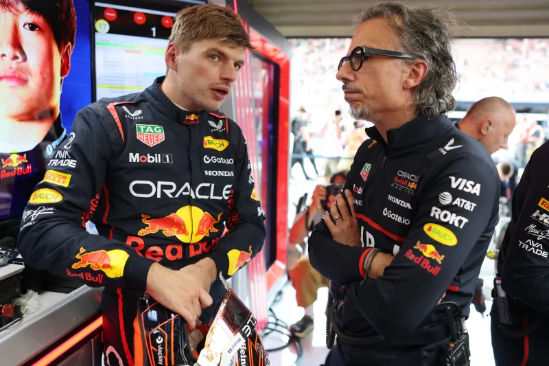 “Un fin de semana difícil”, Laurent Meikes, jefe de Red Bull, tras el accidente de Verstappen 