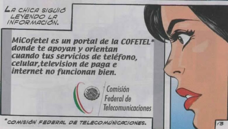 La comisión promociona su portal donde se reciben quejas sobre los servicios como Internet, telefonía móvil, fija y televisión de paga.