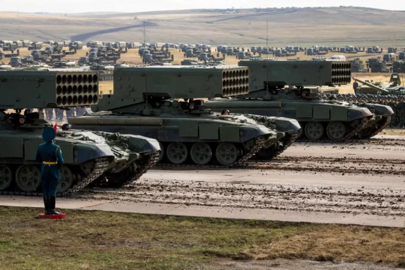RUSSIA-DEFENCE-ARMY-DRILLS