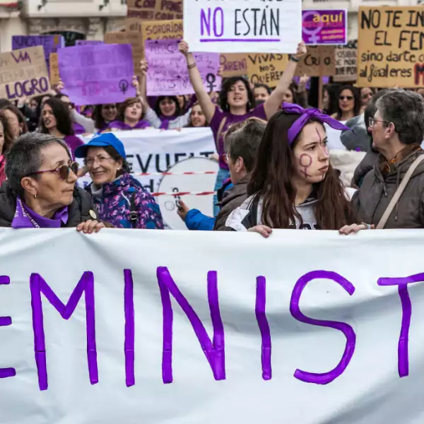 International Women's Day Demostration In Santander