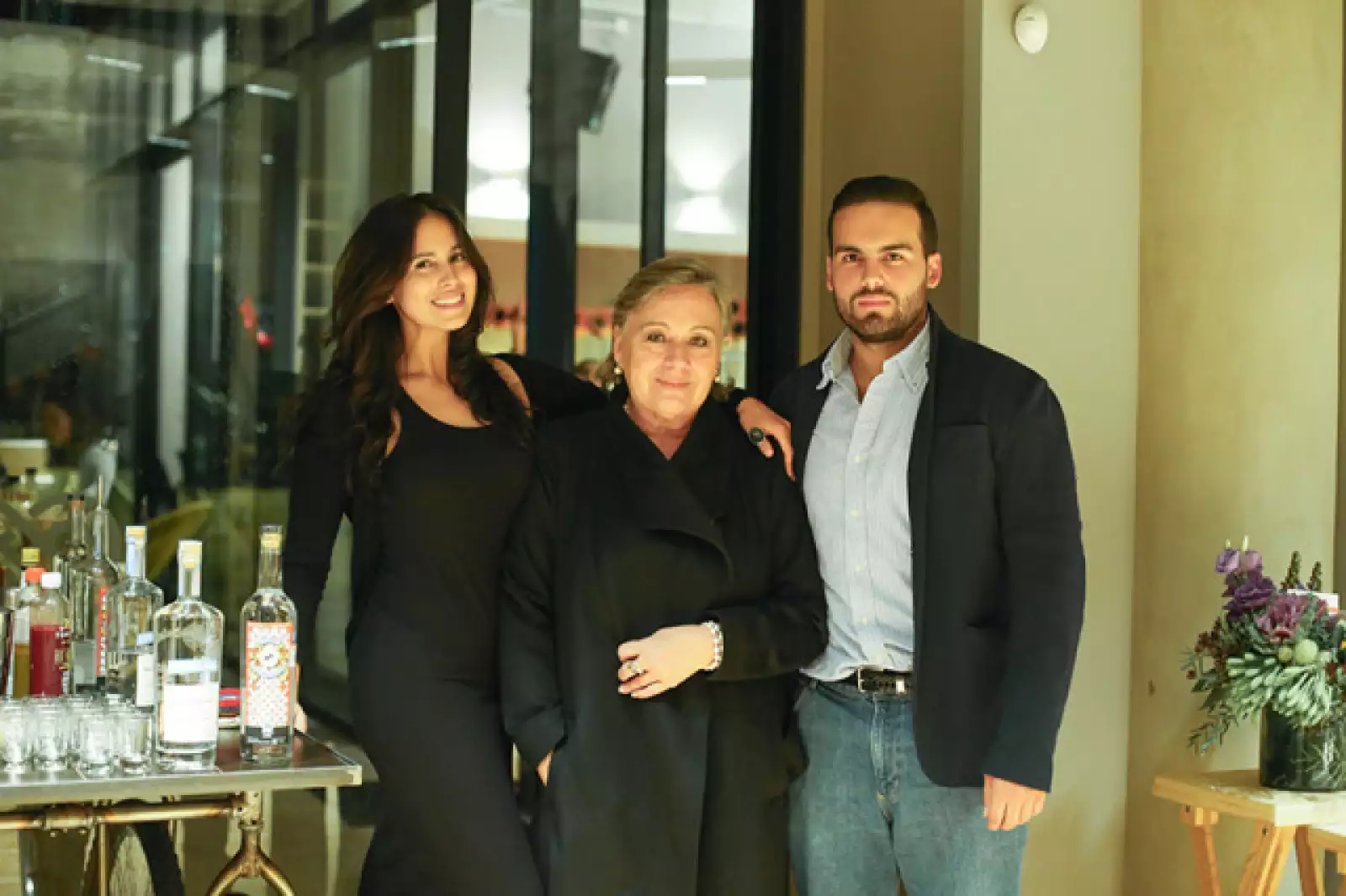 Andrea Jaramillo Majía, María Victoria Mejía y Daniel Jaramillo Majía