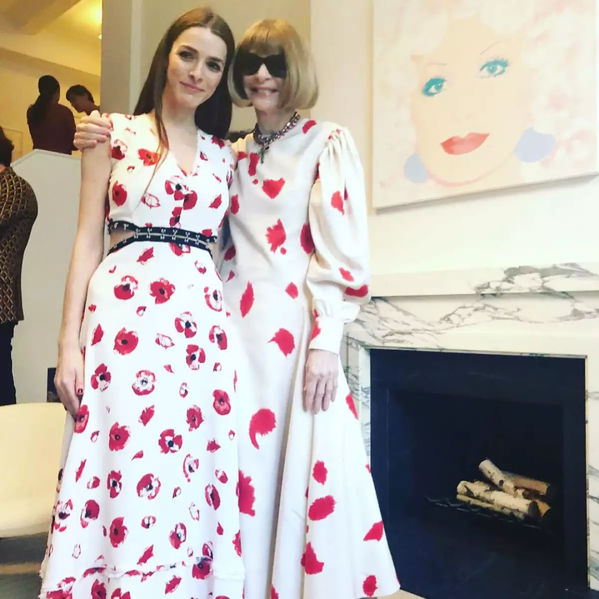 Bee Shaffer y Anna Wintour.