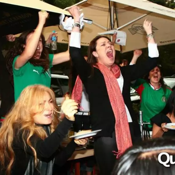 Ambiente Partido México Francia Polanco