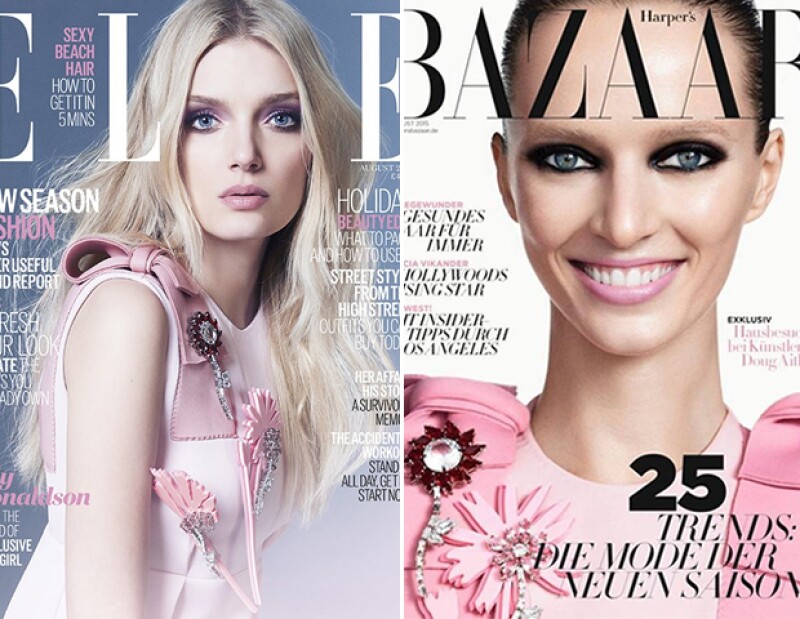 Elle UK y Bazaar Alemania eligieron Prada.