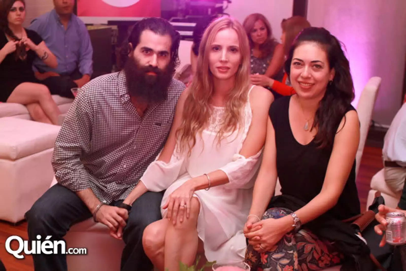 Javier Préstamo, Gabriela Sotomayor y Sofía Sotomayor