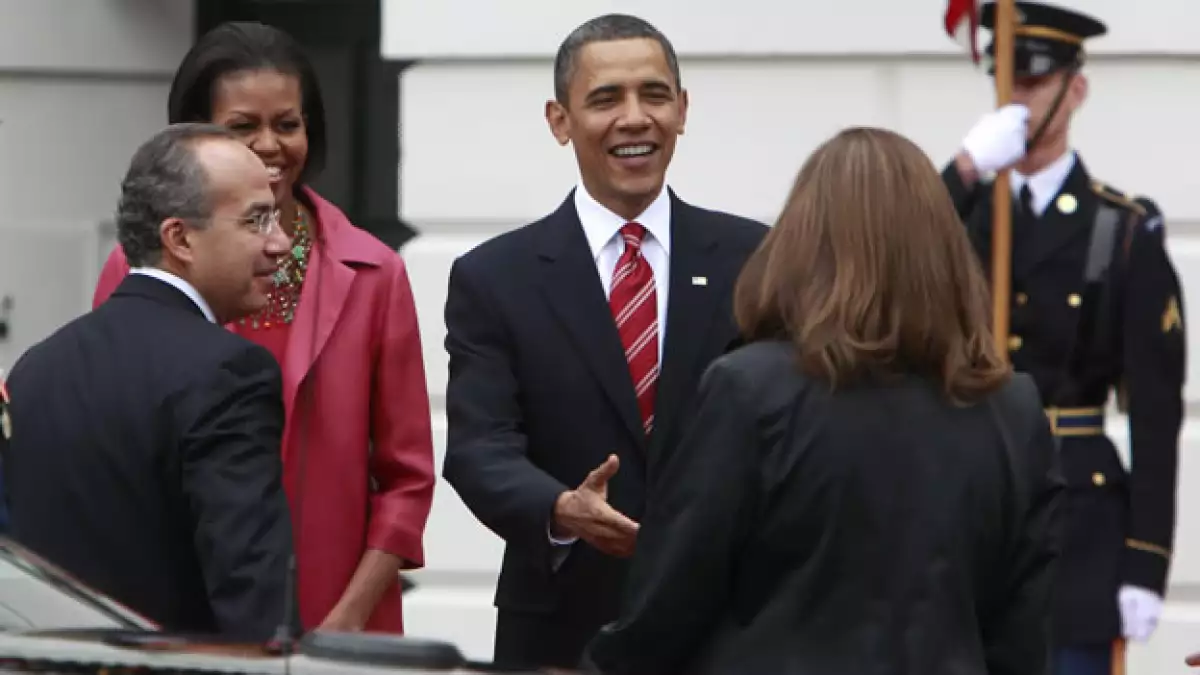 Barack Obama y Felipe Calderón