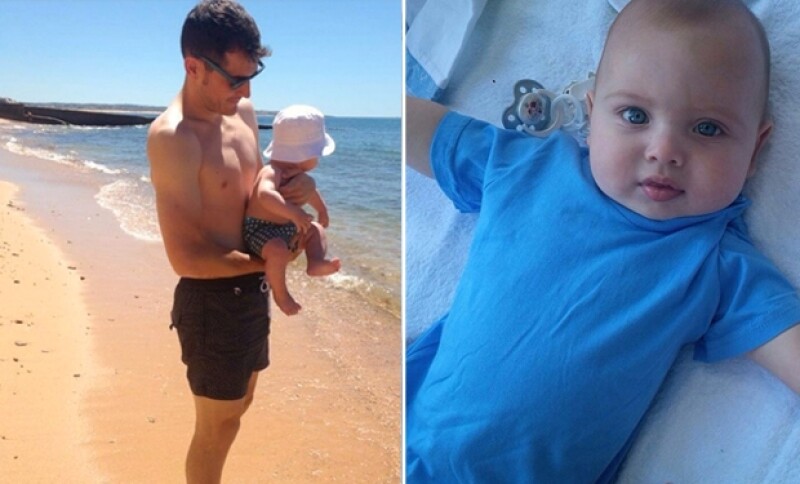 Iker está de vacaciones con Martín y Sara Carbonero desde hace varios días, ésta es la primera vez que Martín veía el mar.