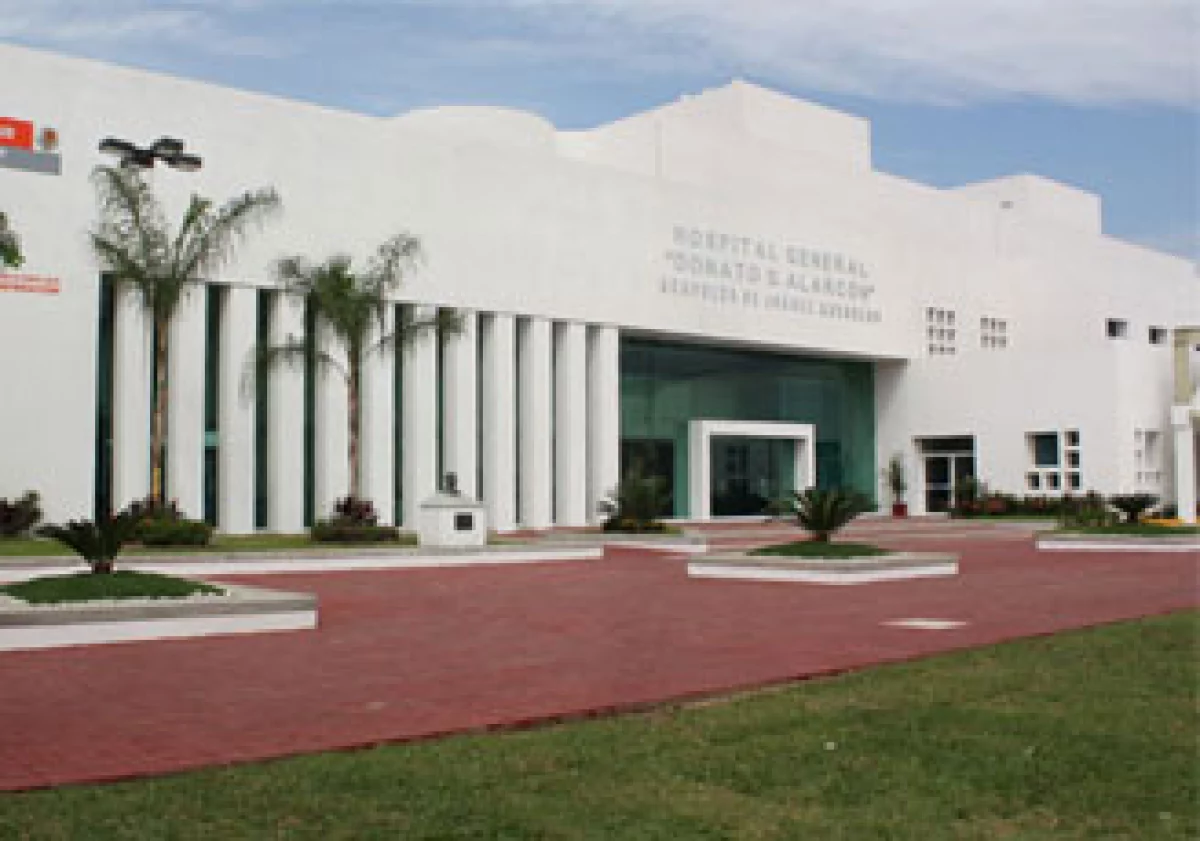 Construido sobre una superficie de 8,000 metros cuadrados el hospital atiende las necesidades medicas de los habitantes de Ciudad Renacimiento y Acapulco, atendiendo unos 20 nacimientos diarios.