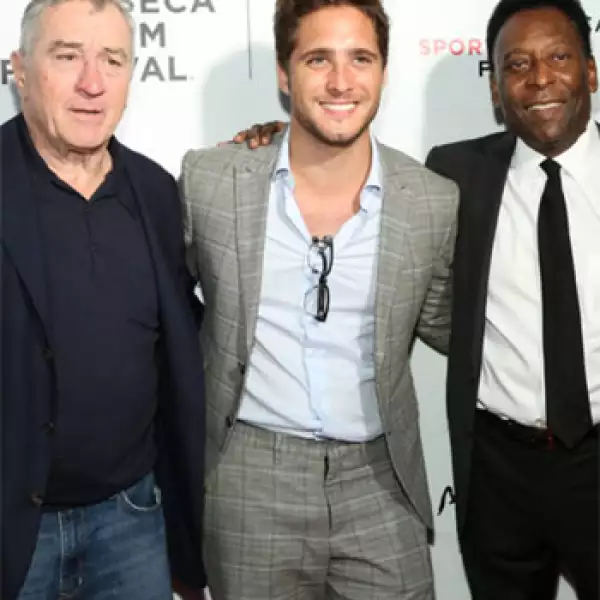 Robert de Niro, Diego Boneta y Pelé
