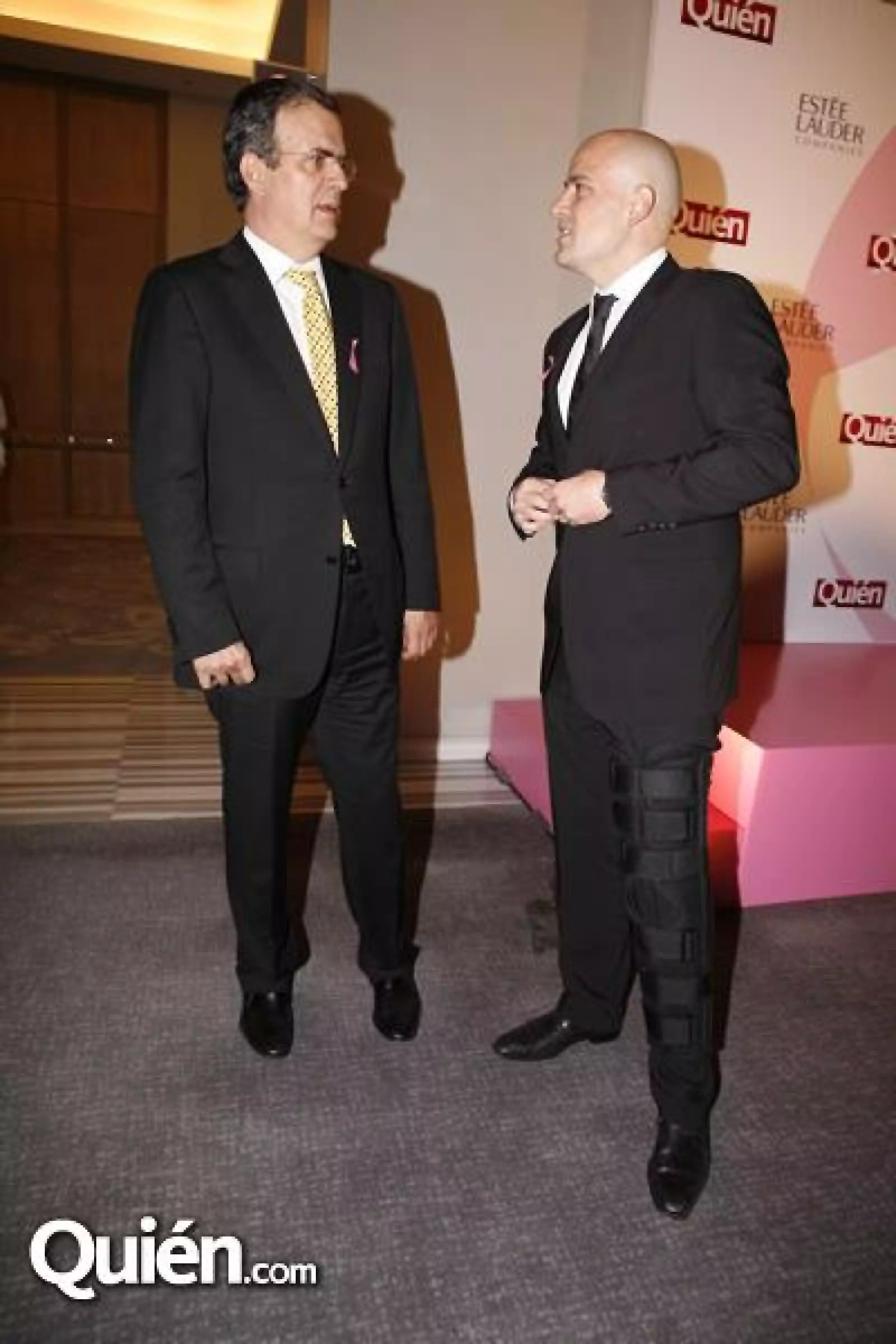 Marcelo Ebrard y Manuel Rivera