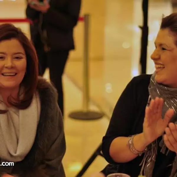 Reyna Cruz y Maritza Caballero