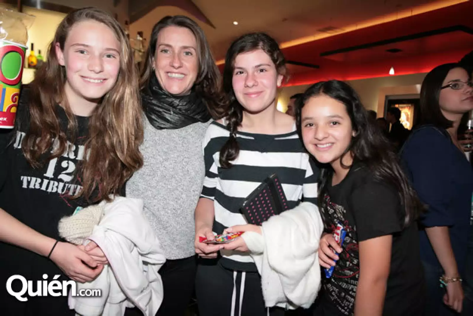 Sofía e Ivette Mitre, Isabella Toscano y Sabrina Rodríguez