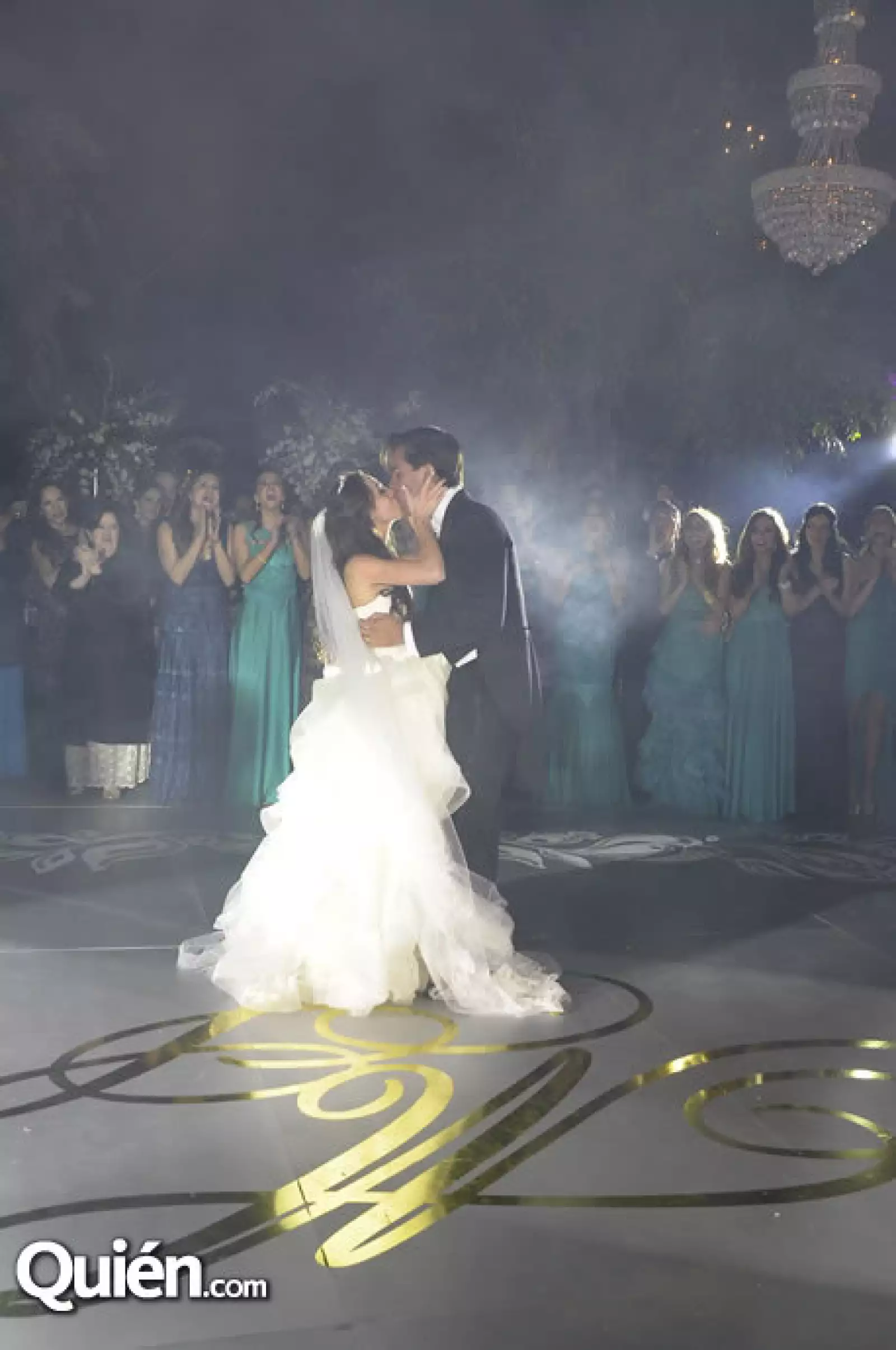 Los novios María Fernanda y Samuel