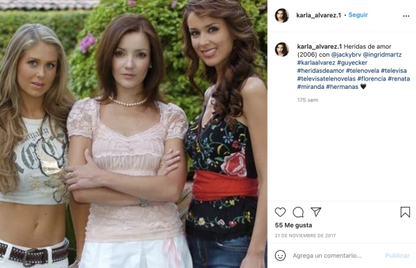 Ingrid Martz, Karla Álvarez y Jacky Bracamontes