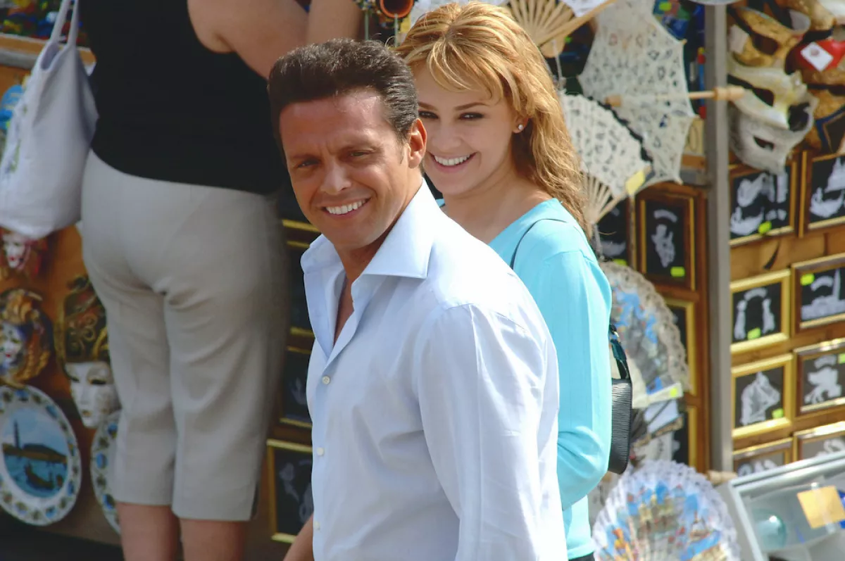 EXC Luis Miguel y Aracely Arambula en Venecia