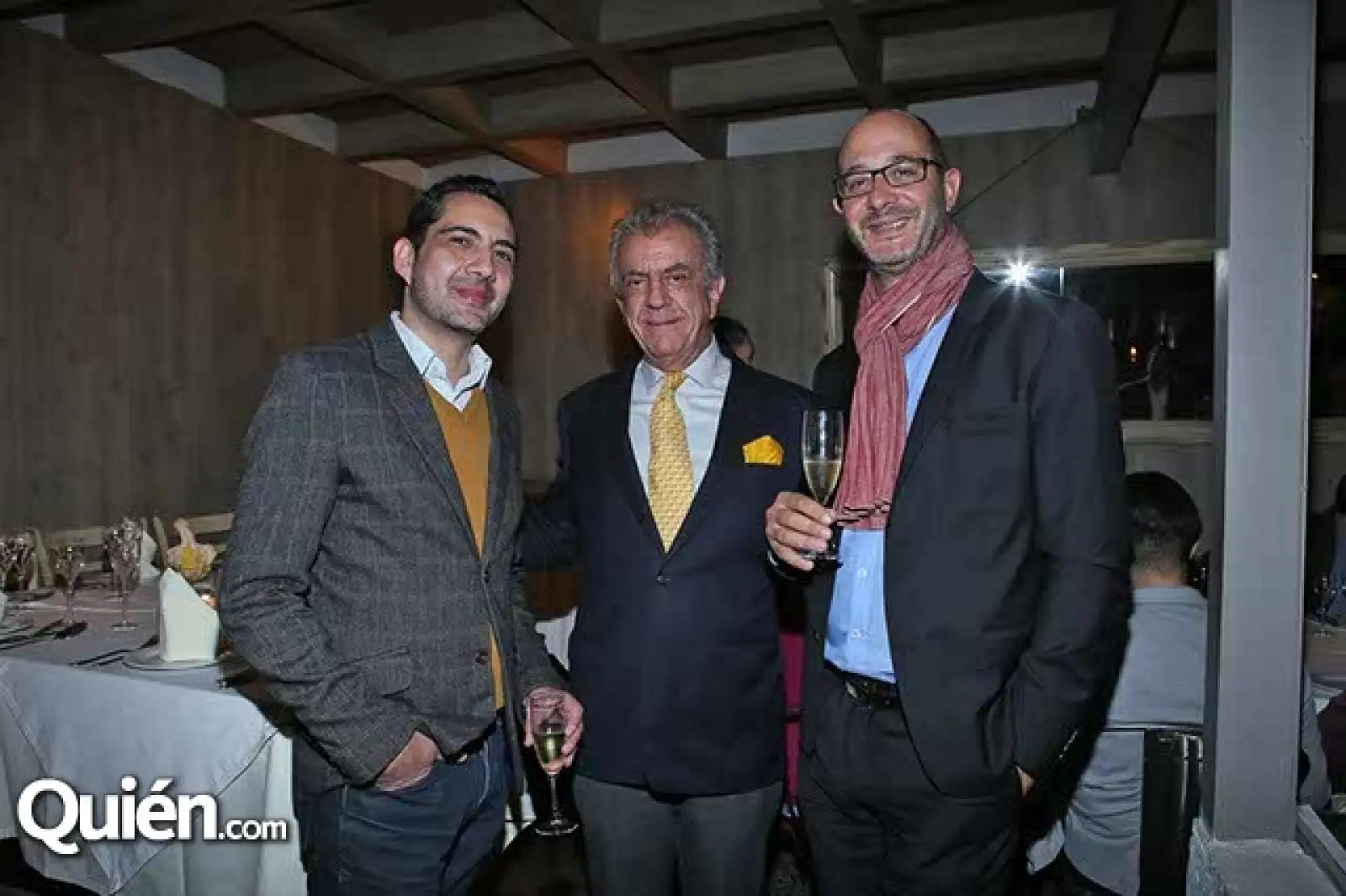 Gerardo Leal,Rodrigo Rivero Lake y Didier Mariotti