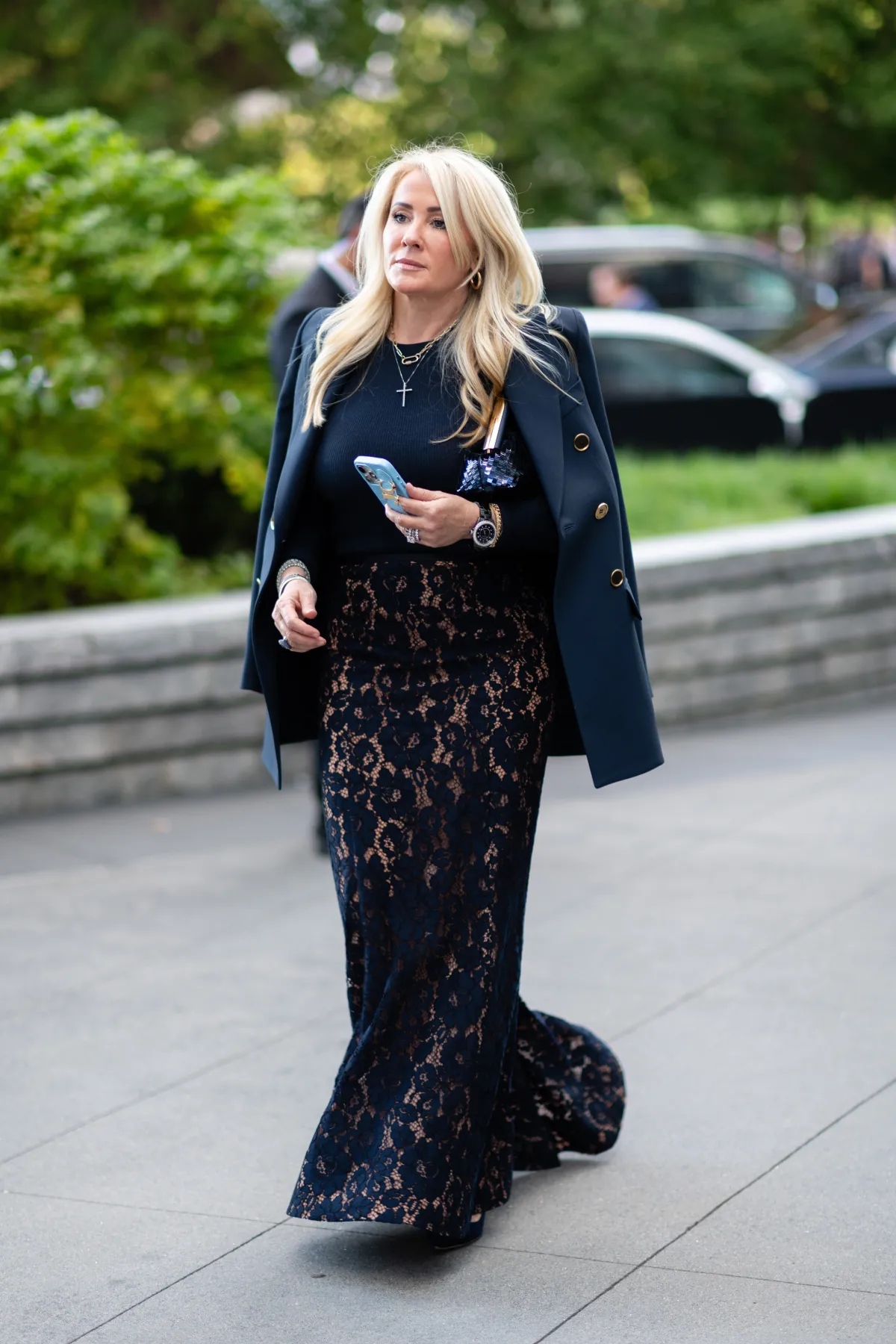 Vestido de encaje negro