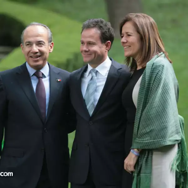 Felipe Calderón, Bernardo de la Garza y Margarita Zavala