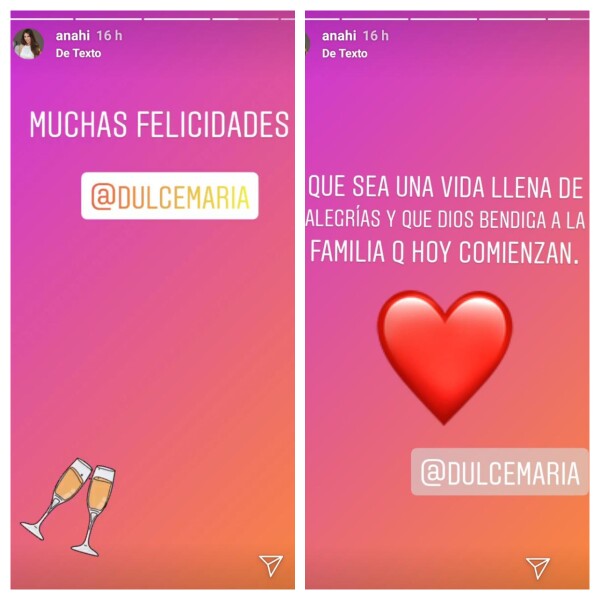 Mensaje de Anahí
