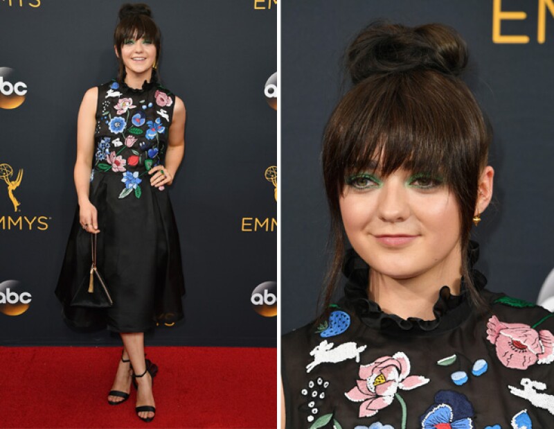 Podría ser que el beauty look de Maisie Williams haya arruinado un buen look.