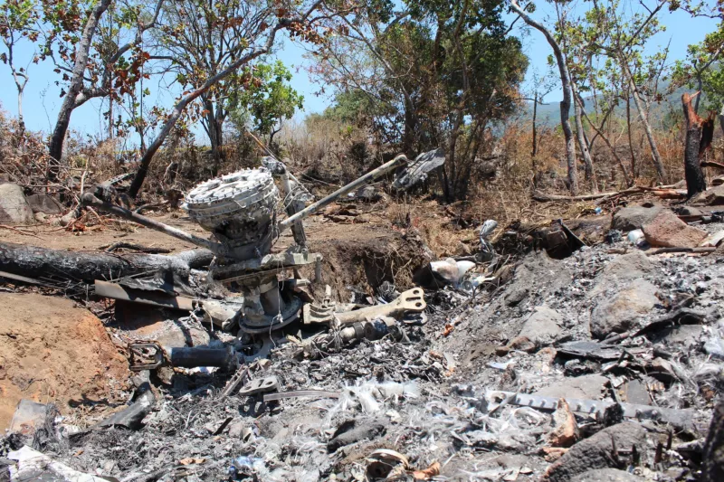 Helicóptero derribado Jalisco