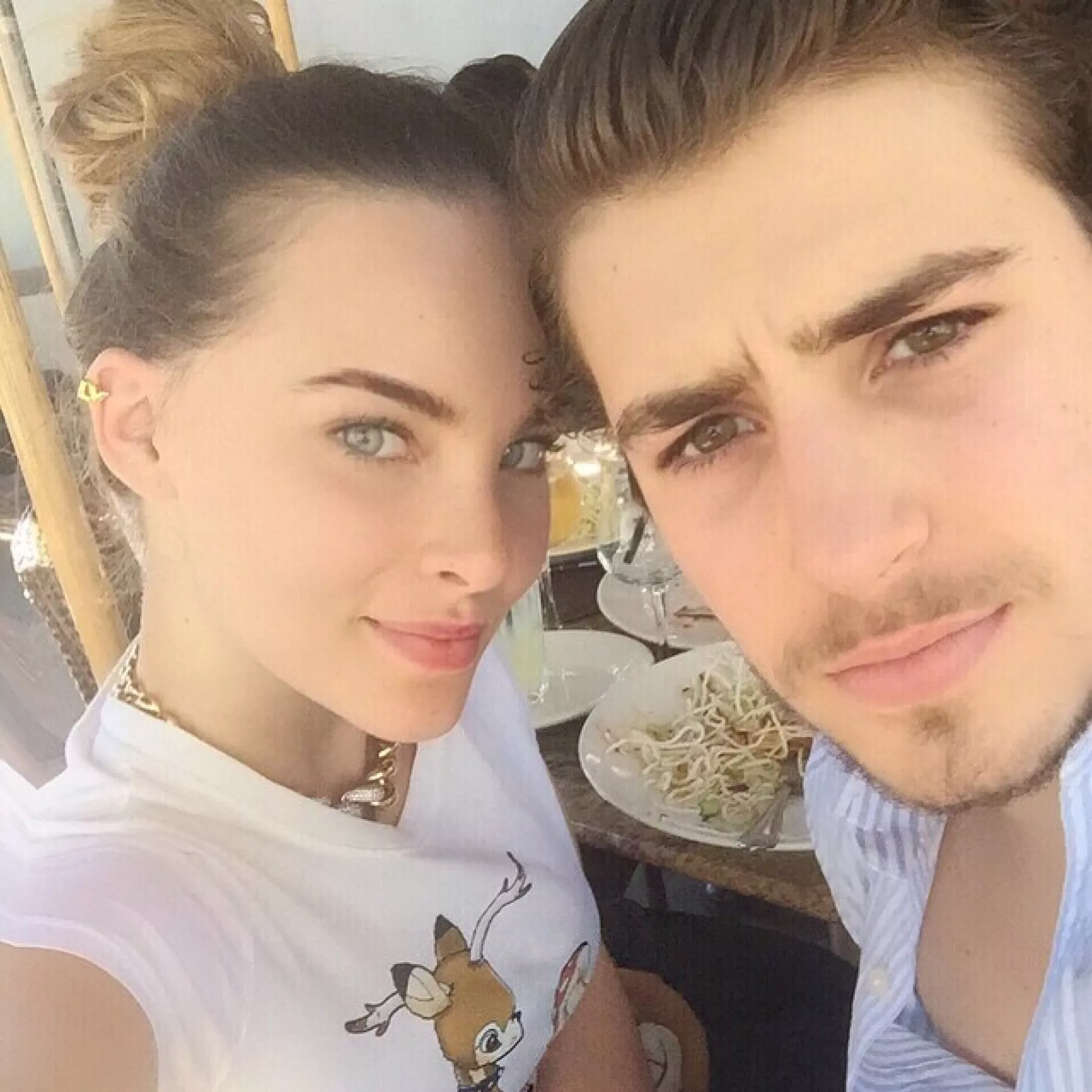 Belinda y su hermano Ignacio