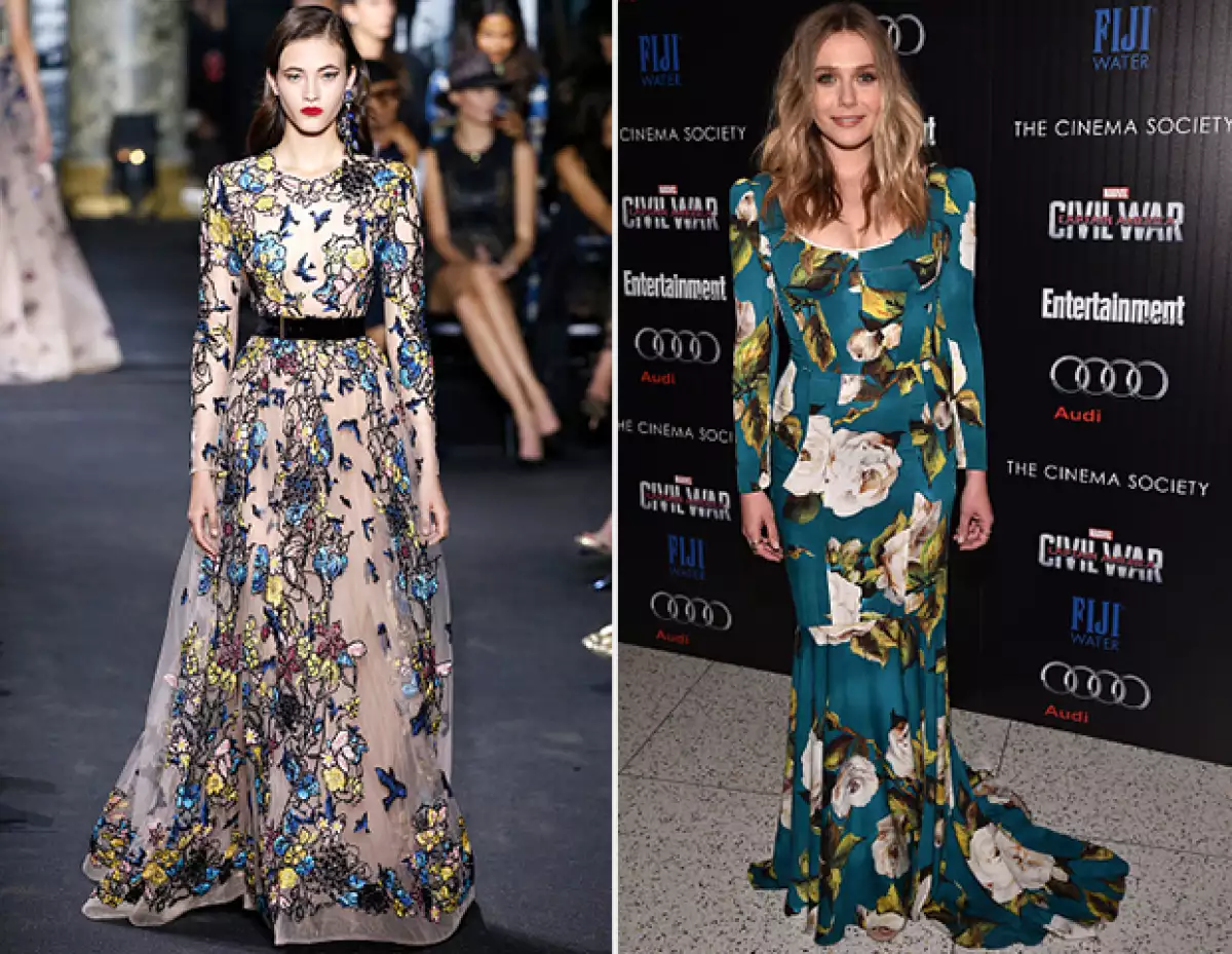 Los vestidos largos florales son perfectos para un evento elegante