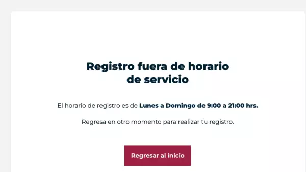 Registro a Mujeres con Bienestar: la página está saturada y fuera de servicio