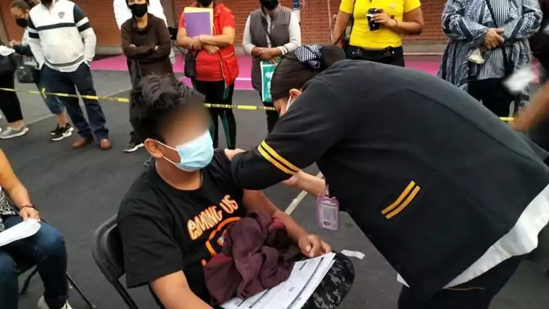 vacunacion de niños menores de 10 y 11 años inicia en CDMX